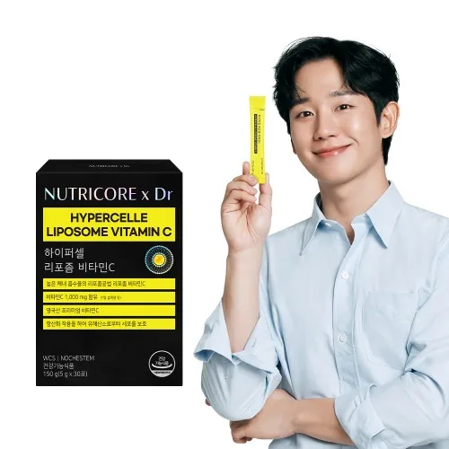 뉴트리코어 x Dr 하이퍼셀 리포좀 비타민C 1000 WCS 노케스템 30포, 1개 뉴트리코어
