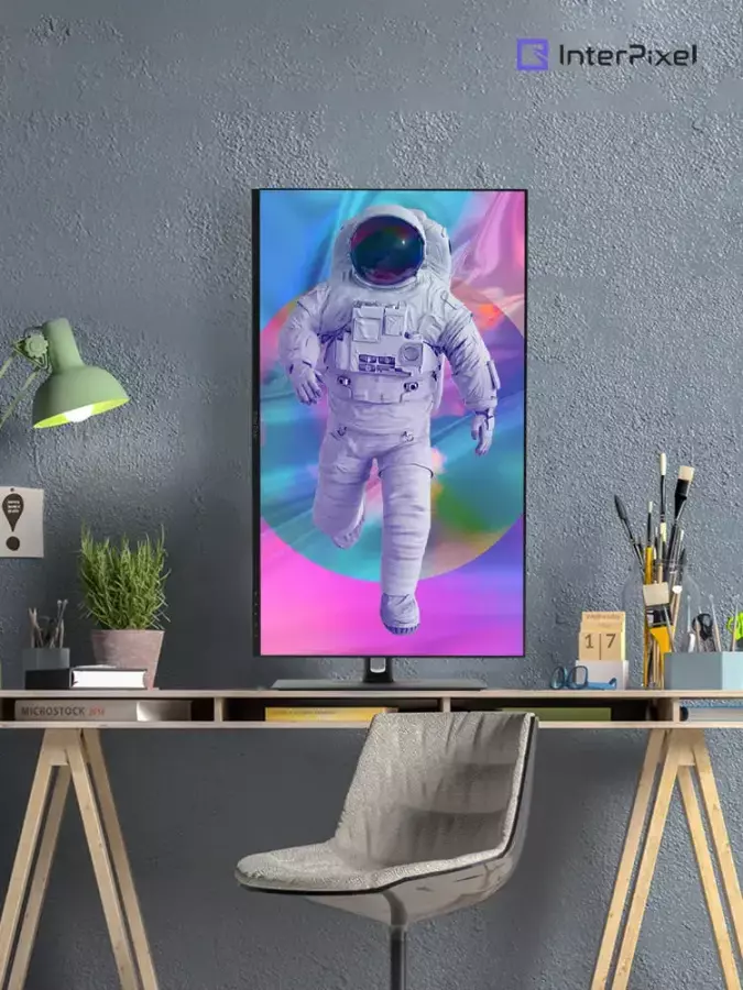 인터픽셀 IP2420 FHD IPS 100Hz 피벗 세로 컴퓨터 모니터 59~61cm(24인치), 일반 인터픽셀