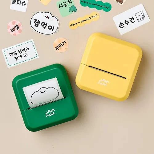 잼먹 라벨프린터기 라벨기 라벨